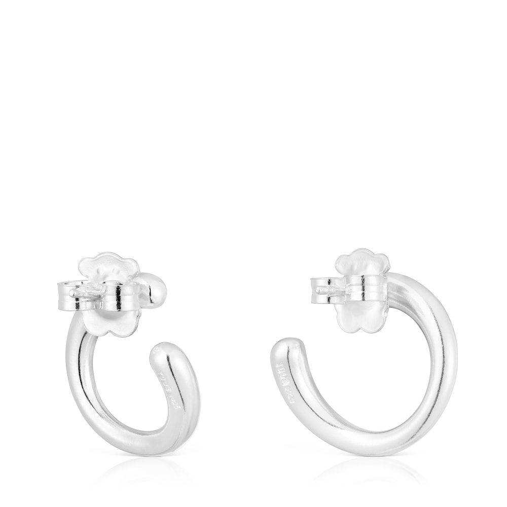 Pendientes de plata círculo New Hav Pendientes de plata círculo New Hav