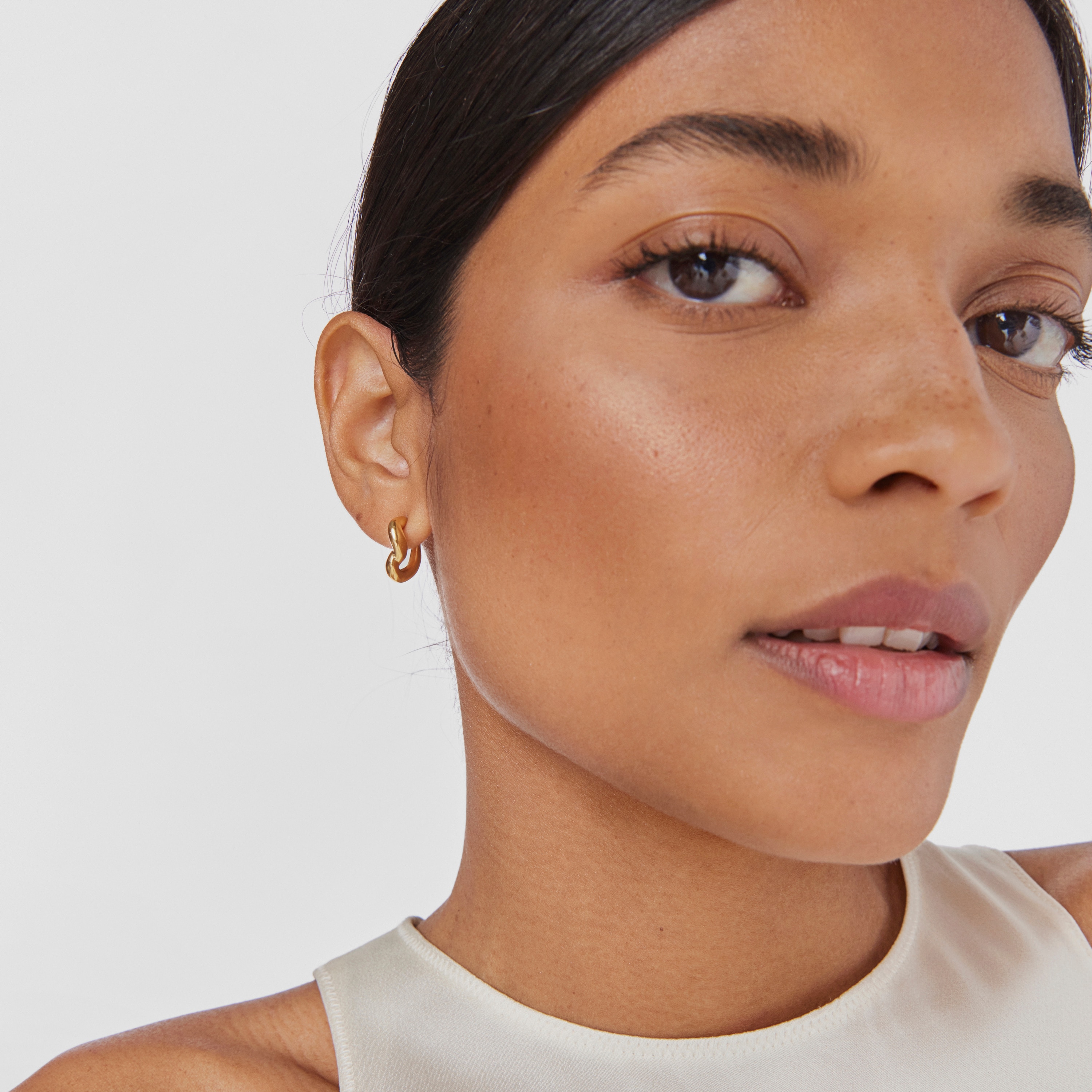 Silver vermeil Hoop earrings New Hav