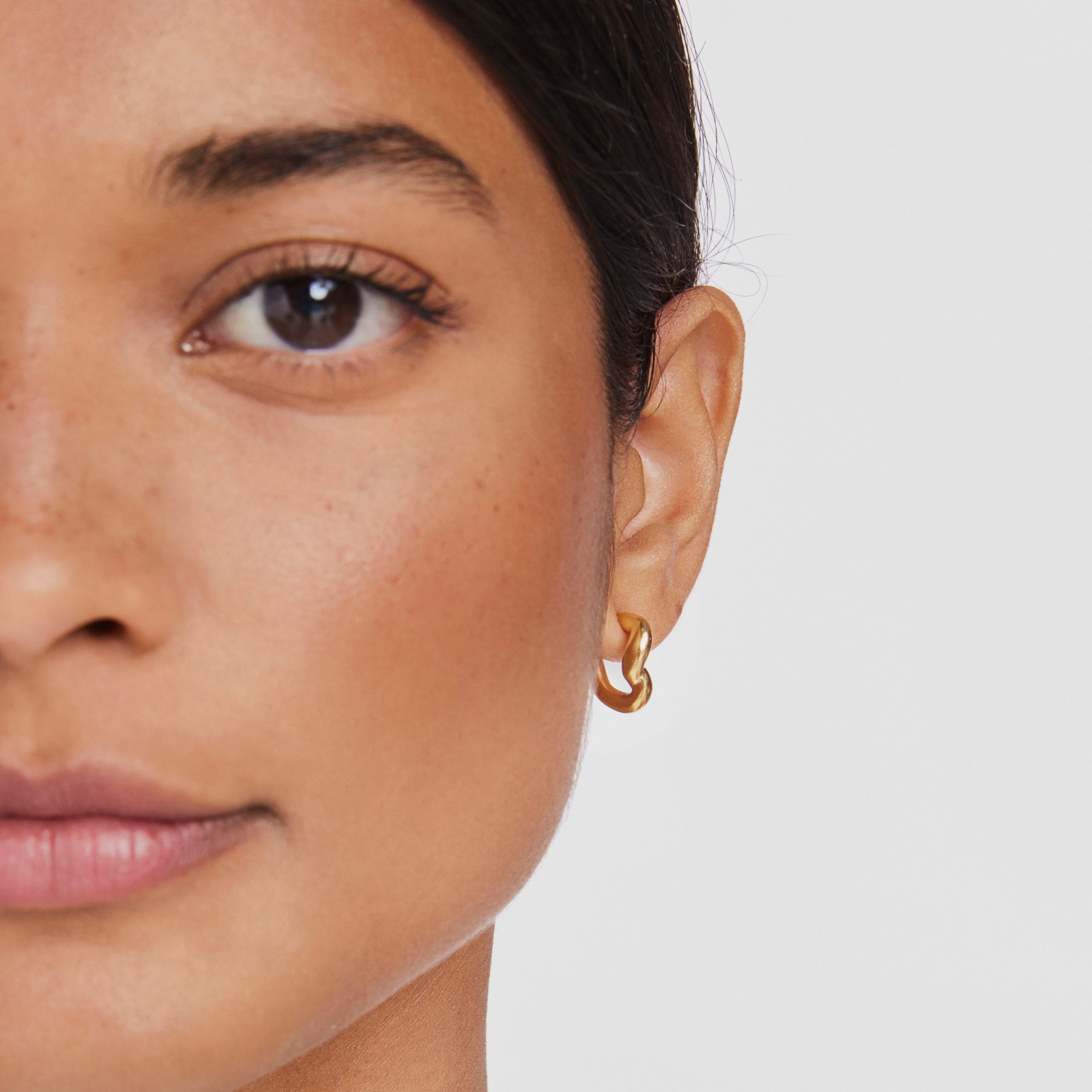 Silver vermeil Hoop earrings New Hav