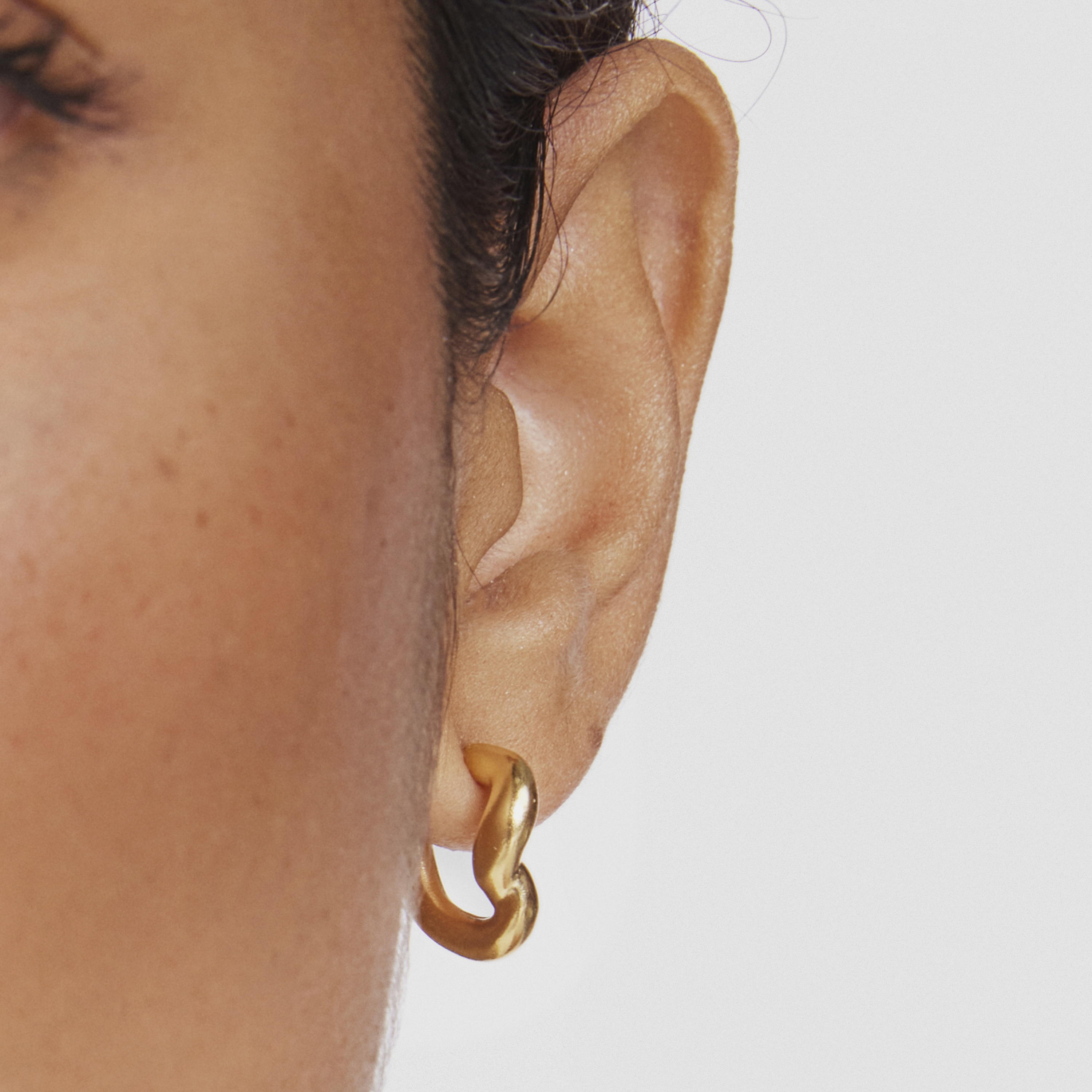 Silver vermeil Hoop earrings New Hav