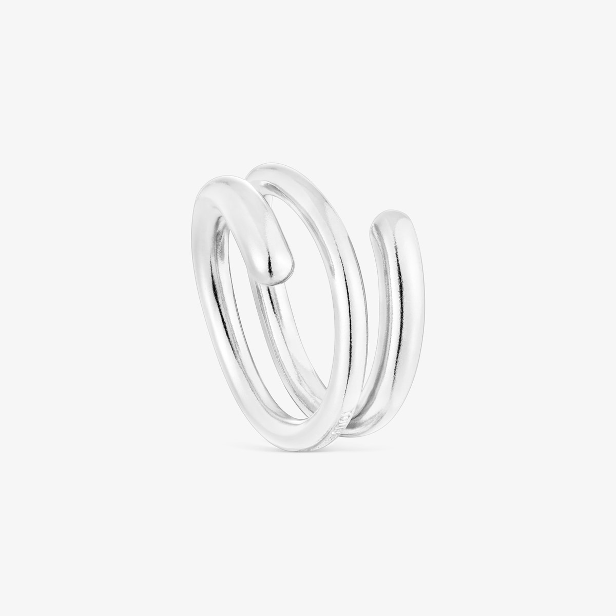 Tous - Anillo Espiral De Plata New Hav Talla 17