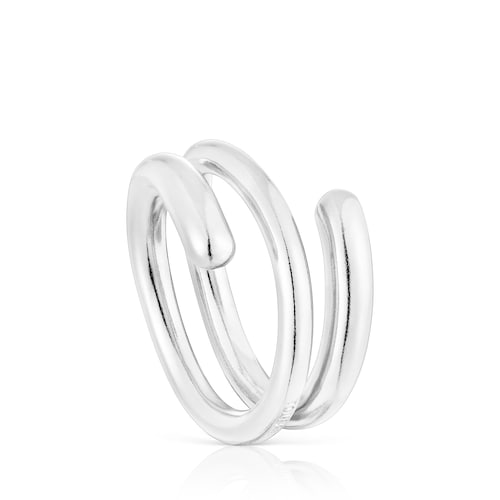 Anillo espiral de plata New Hav