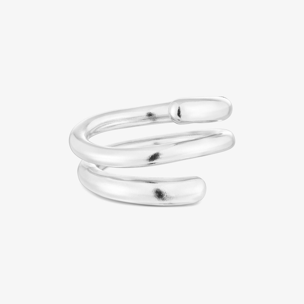 Silver Spiral ring New Hav