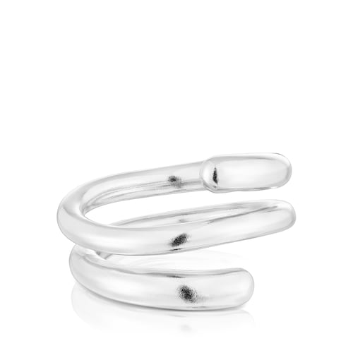 Anillo espiral de plata New Hav