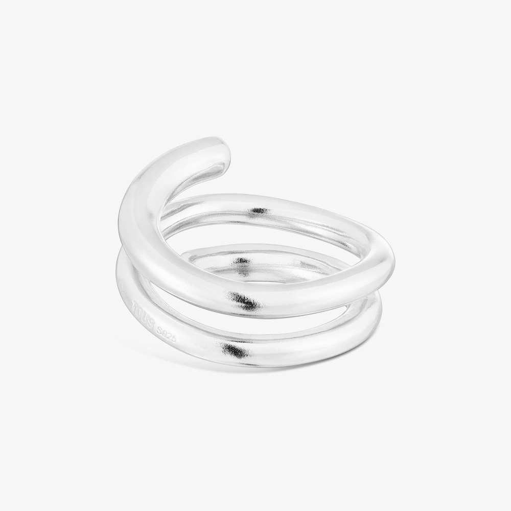 Silver Spiral ring New Hav