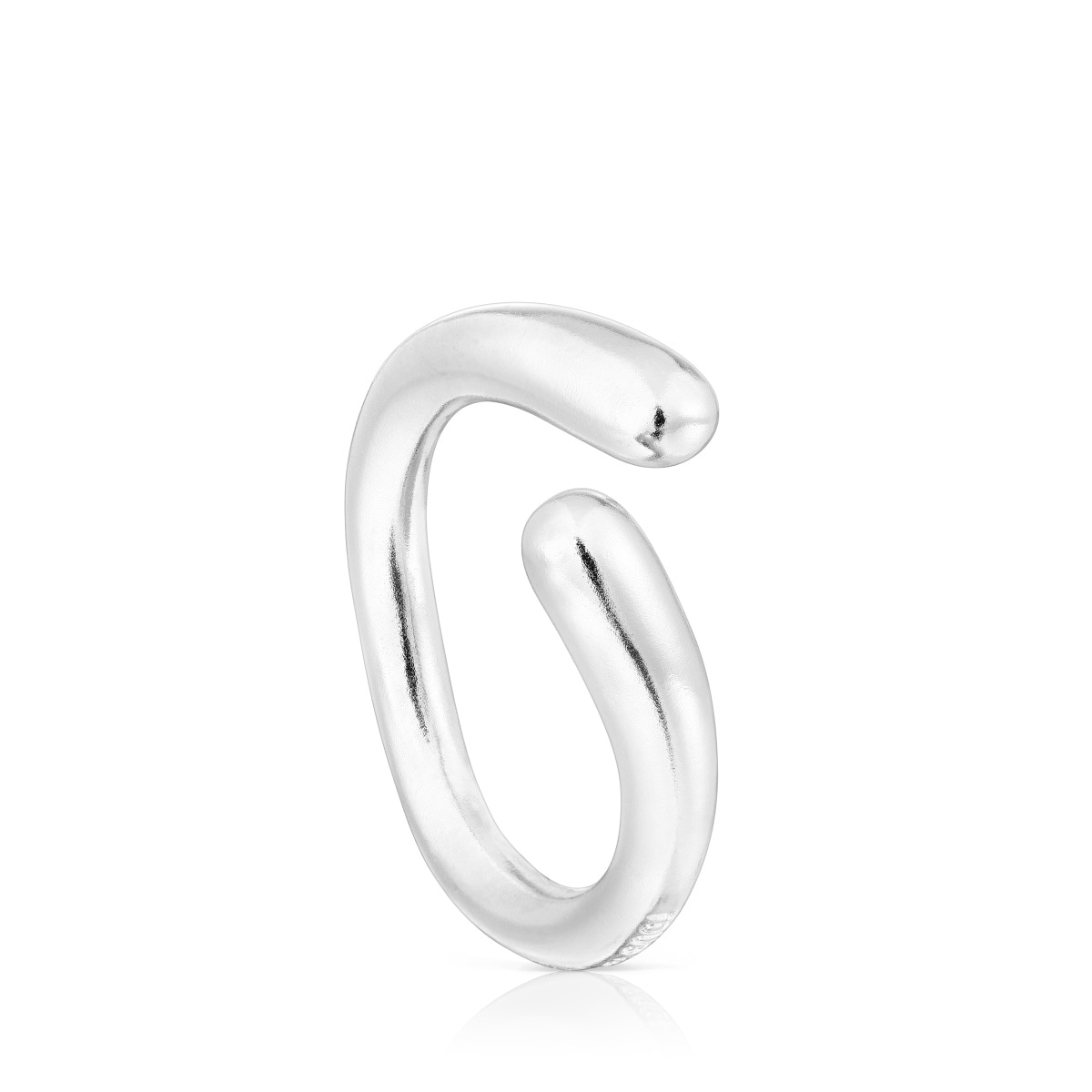 Tous - Anillo Abierto De Plata New Hav Talla 20