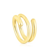 Silver vermeil Spiral ring New Hav