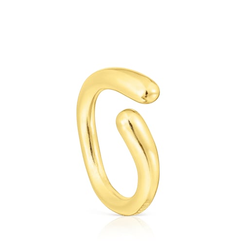 Silver vermeil Open ring New Hav