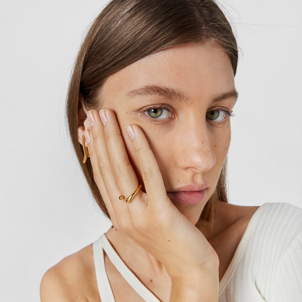 Silver vermeil Open ring New Hav