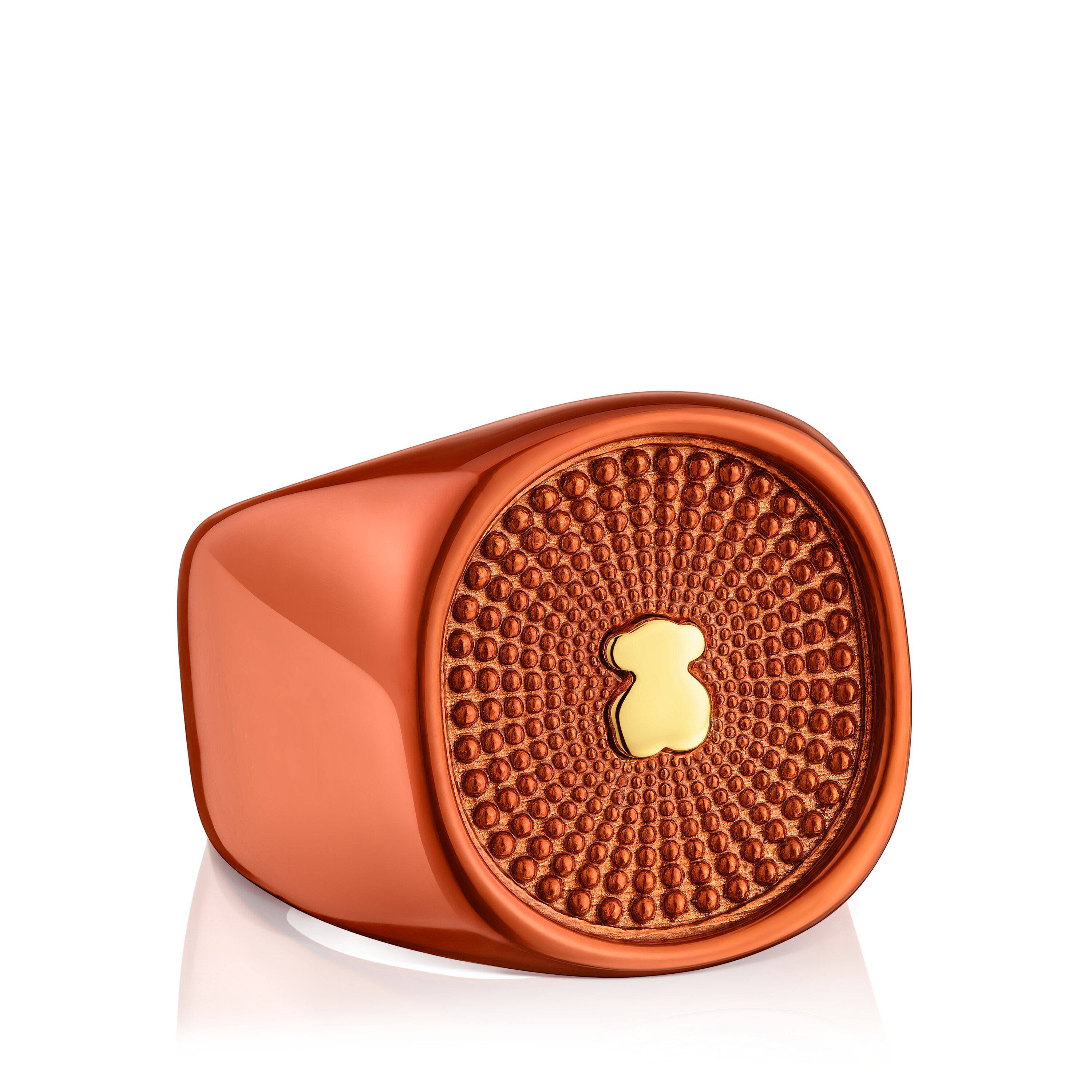 Oursin orange silver Seal