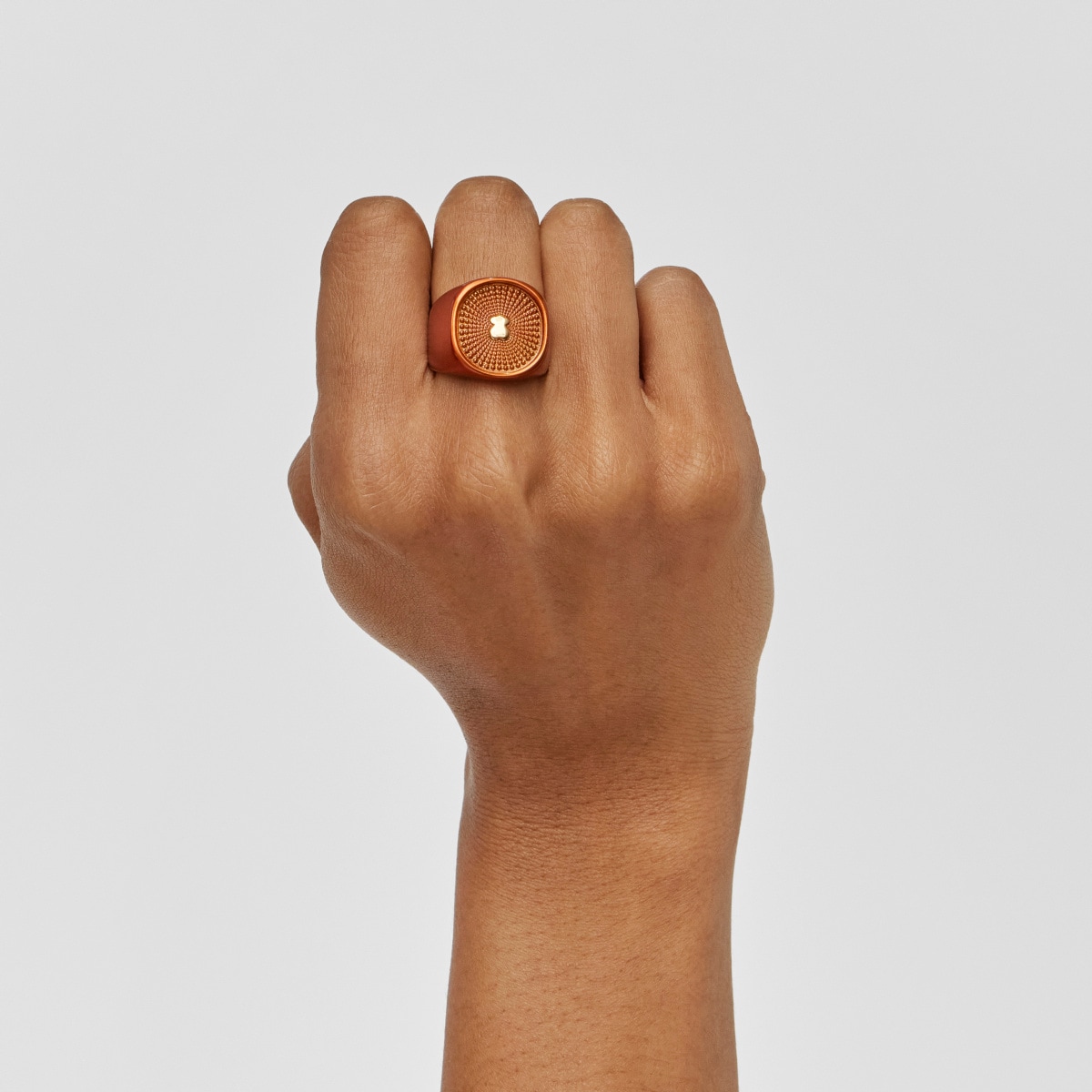 Oursin orange silver Seal