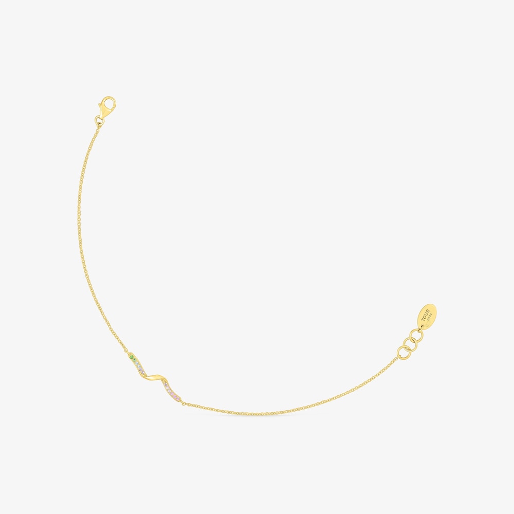 Bransoletka ze złota z kamieniami szlachetnymi TOUS Beach