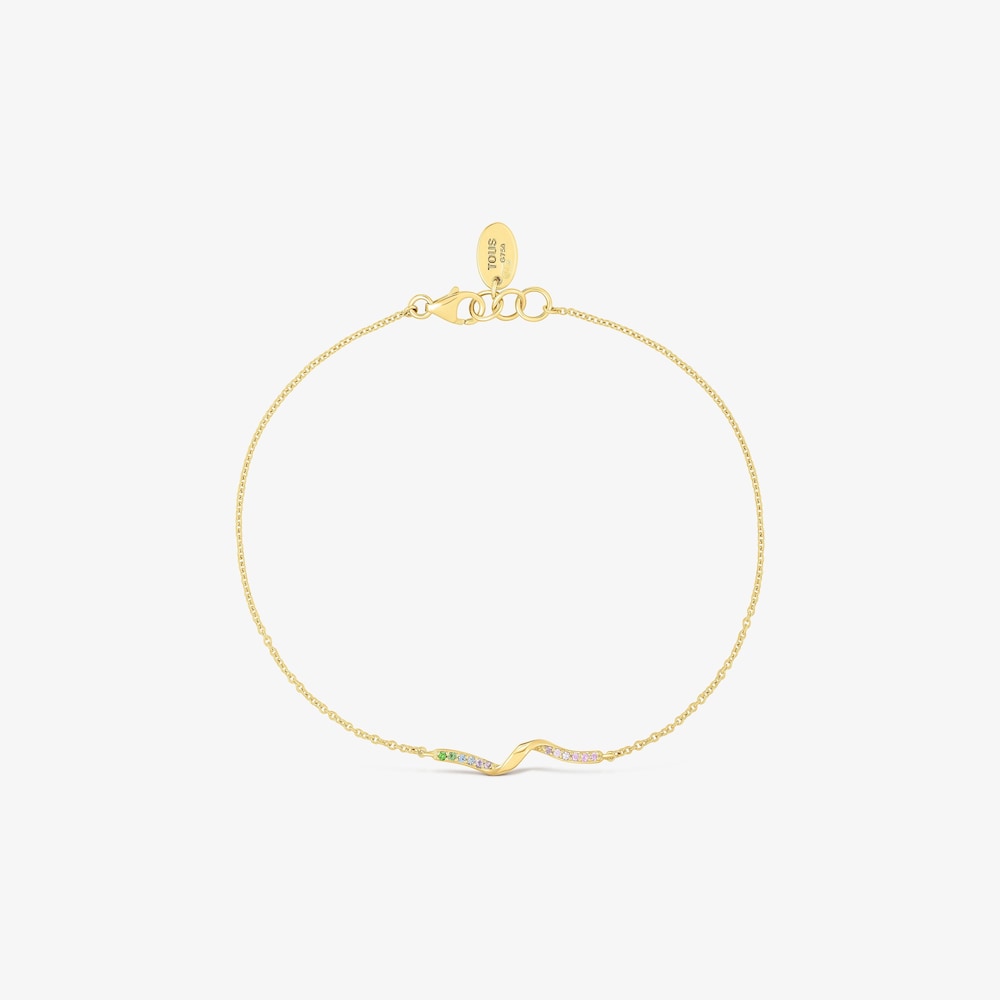 Bransoletka ze złota z kamieniami szlachetnymi TOUS Beach