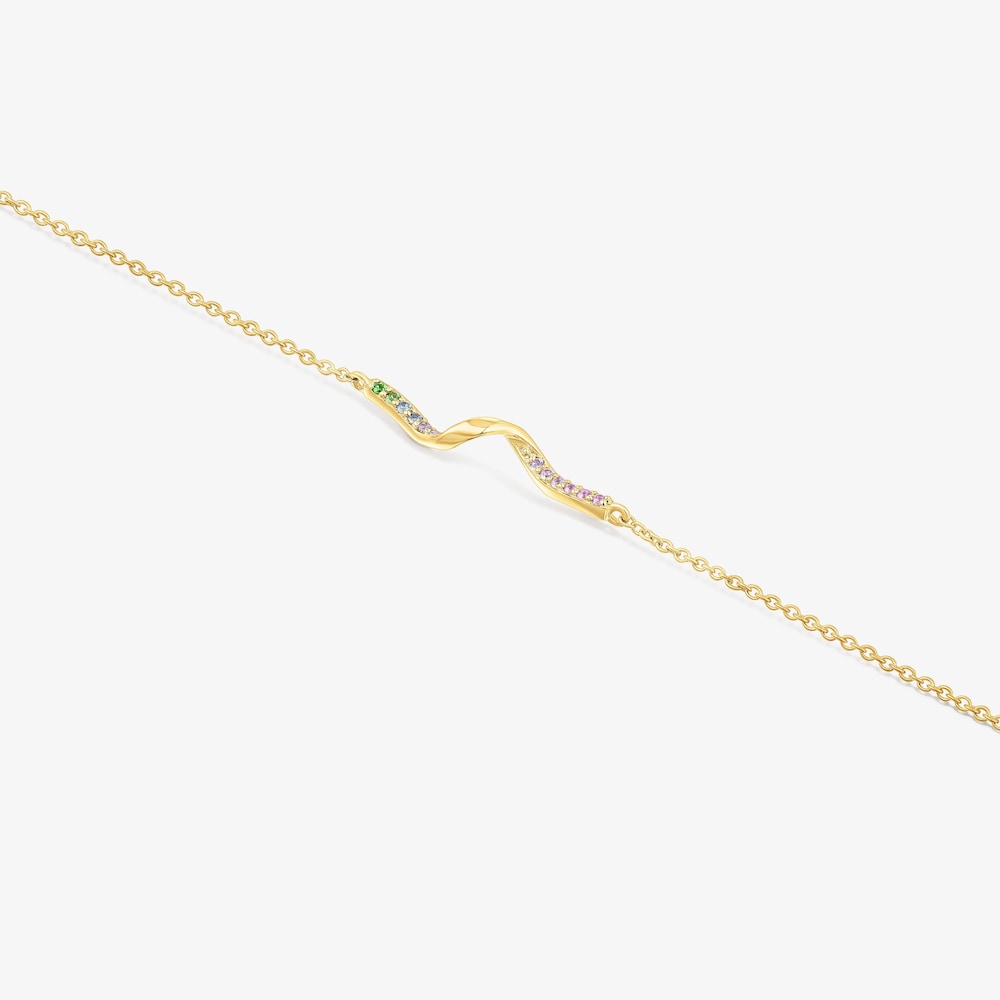 Bransoletka ze złota z kamieniami szlachetnymi TOUS Beach