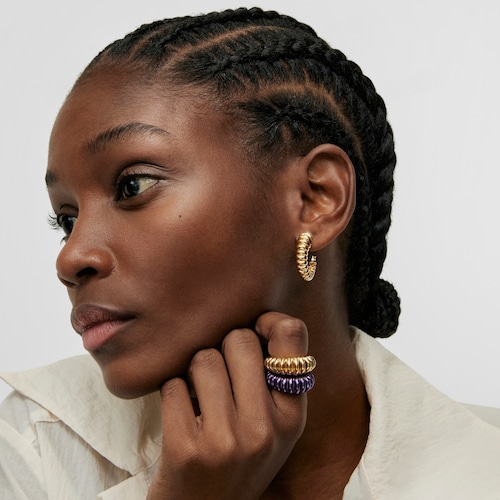 Silver vermeil Earrings Virtual Garden