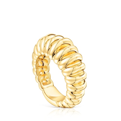 Silver vermeil Ring Virtual Garden