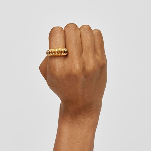 Silver vermeil Ring Virtual Garden