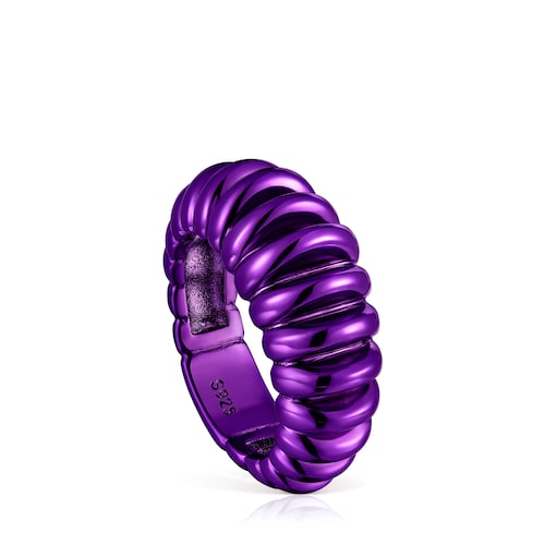 Lilac silver Virtual Garden Ring