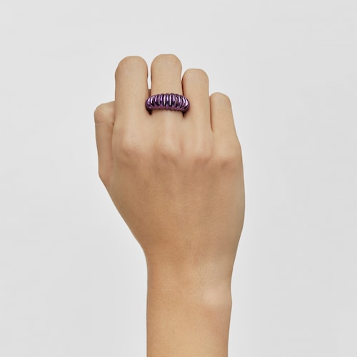 Lilac silver Virtual Garden Ring