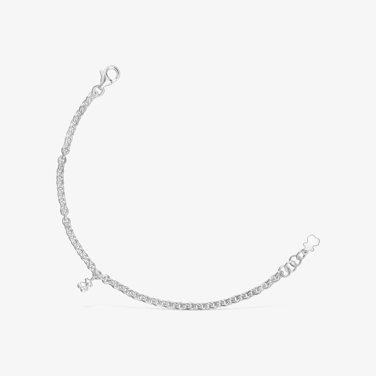 Tous - Pulsera Cadena De Plata Bold Bear - Plateado