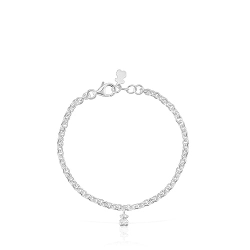 Pulsera cadena de plata Bold Bear