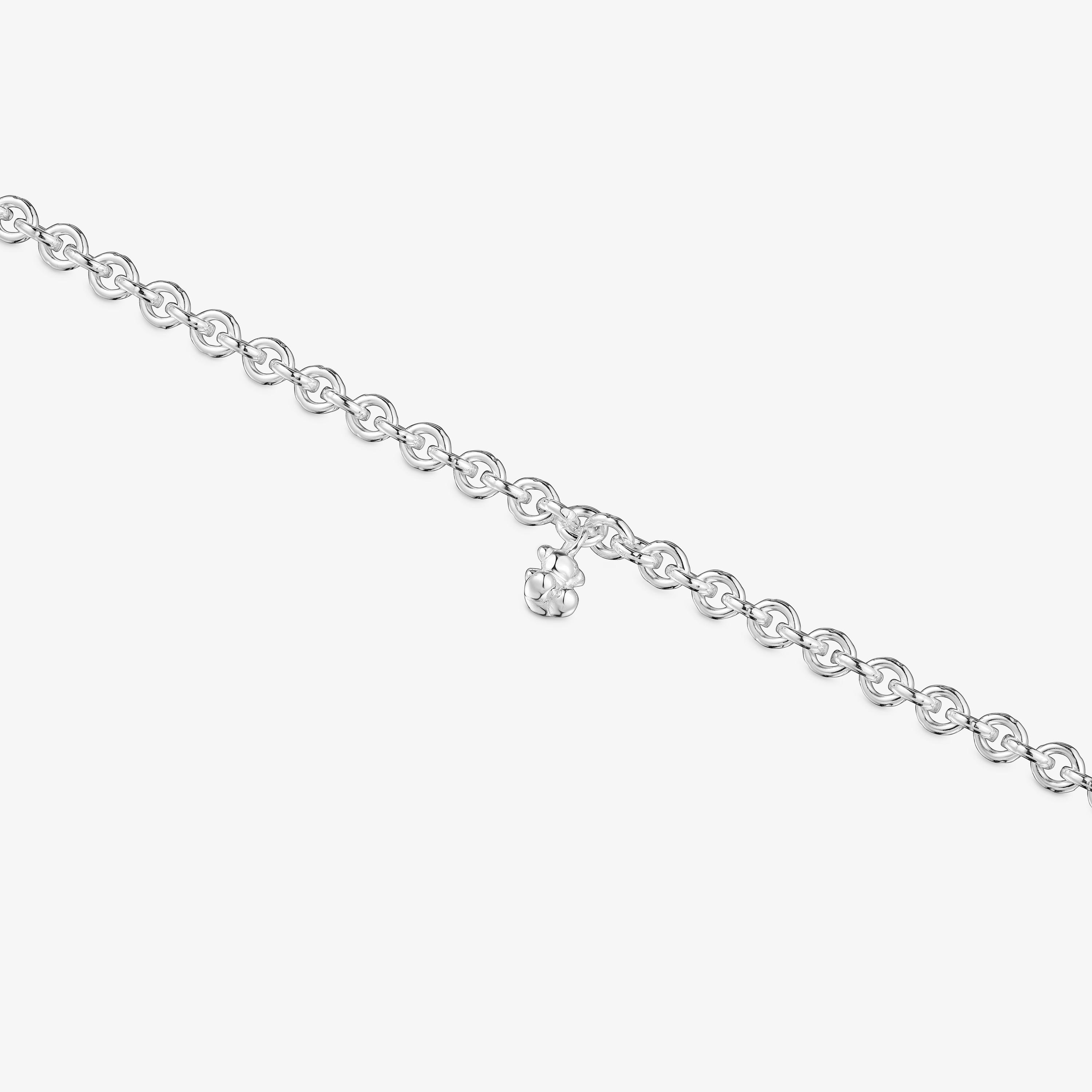 Silver chain Bracelet Bold Bear