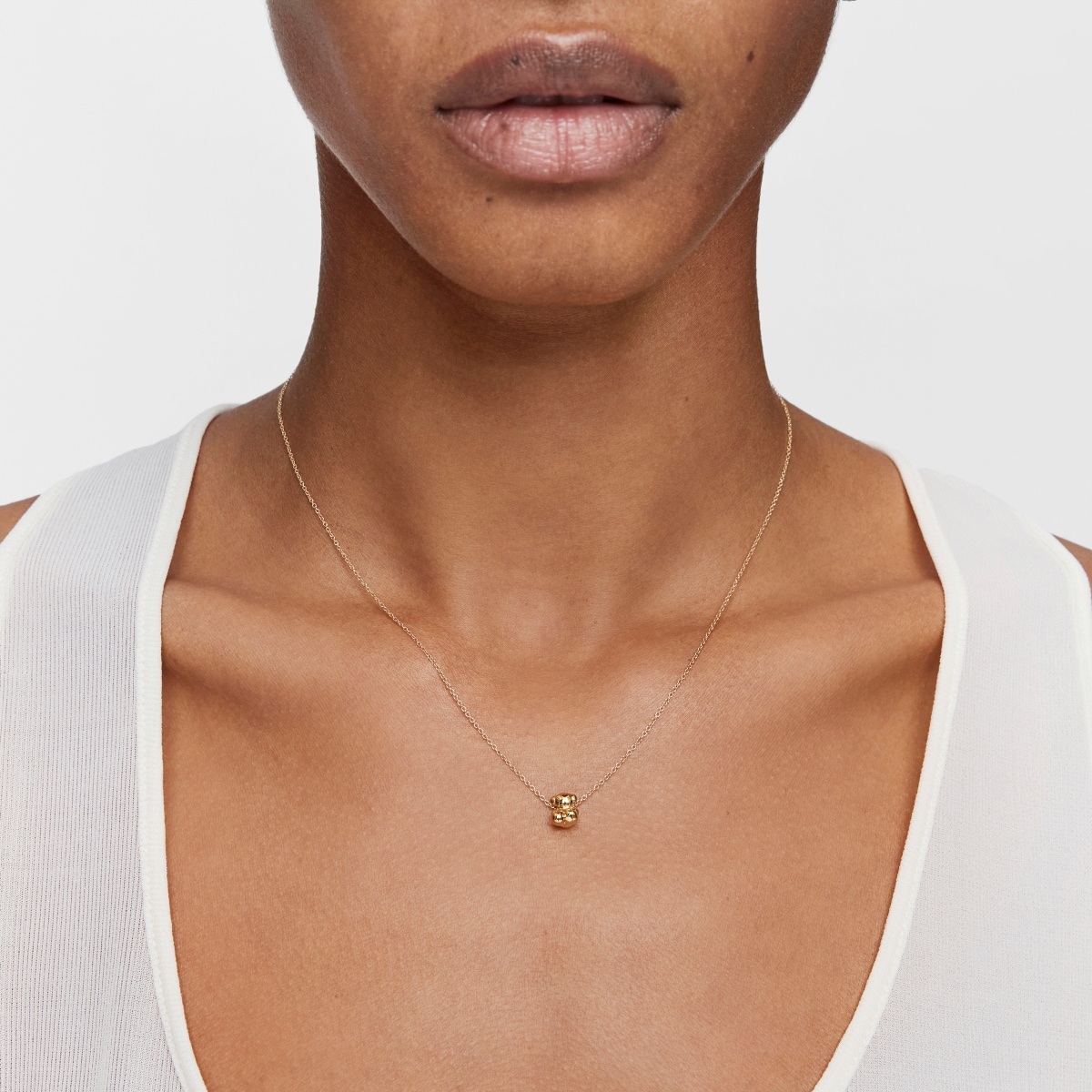 Collar de oro y motivo oso Bold Bear