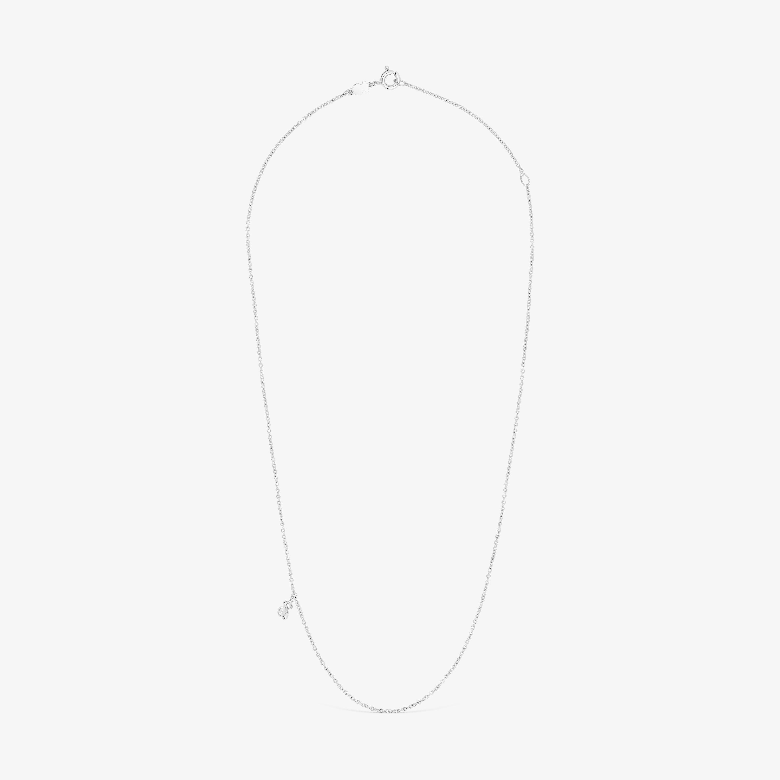 Silver Bold Bear Necklace