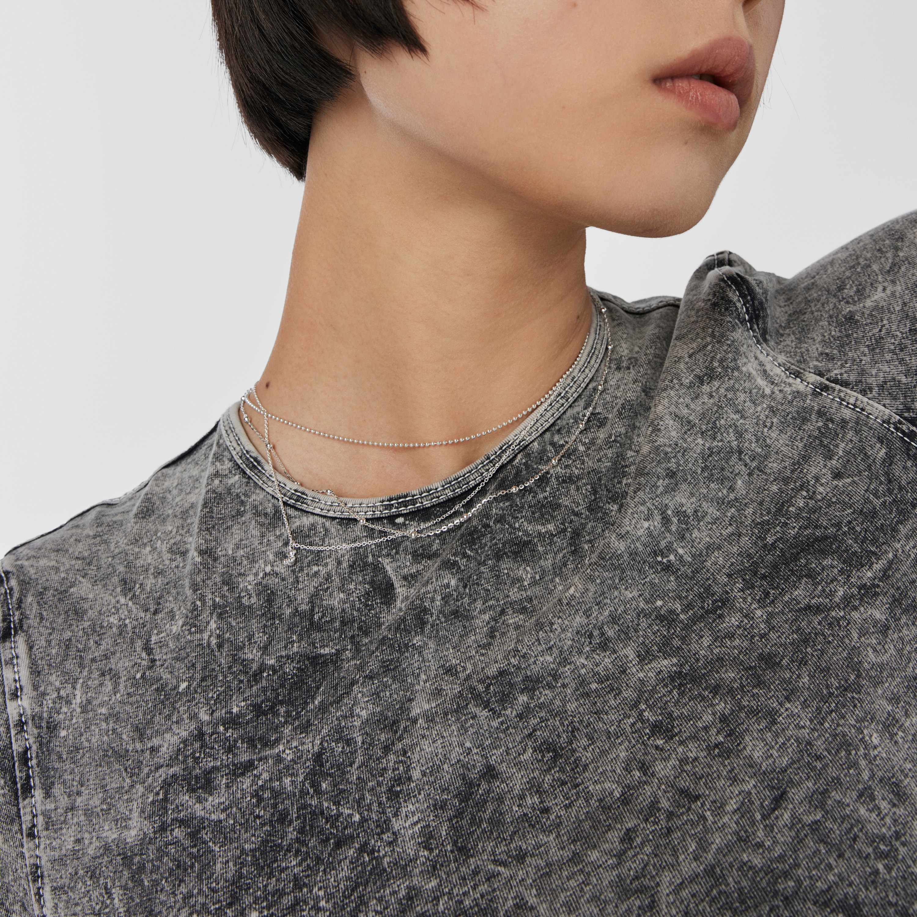 Silver Bold Bear Necklace