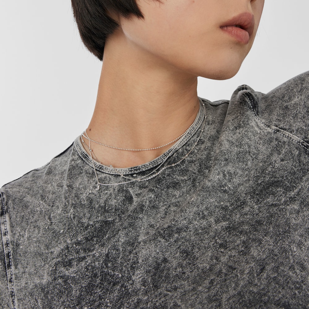 Collar de plata Bold Bear