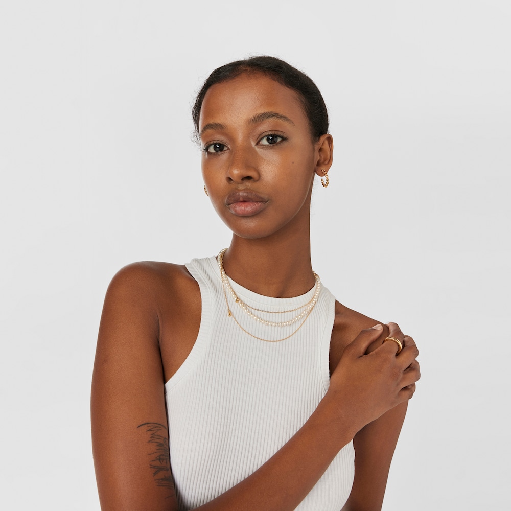 Collana Bold Bear in argento vermeil