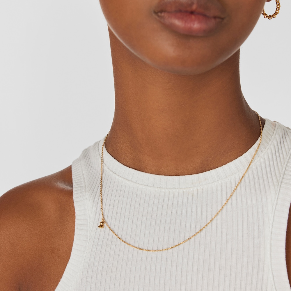 Collana Bold Bear in argento vermeil