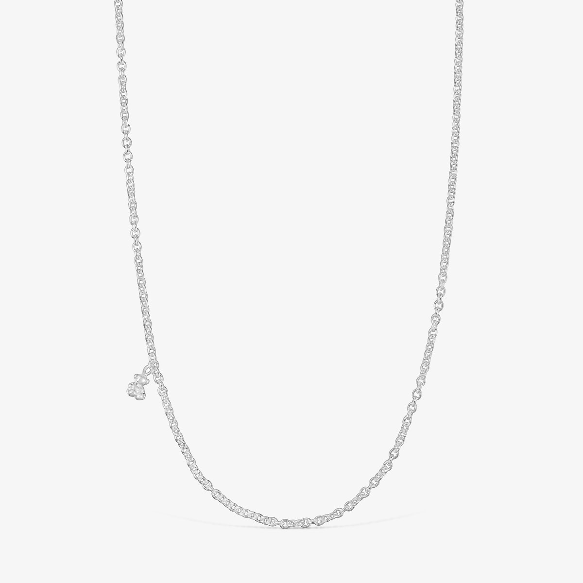 Tous - Collar Corto De Plata Con Anillas Redondas Gruesas Bold Bear - Plateado