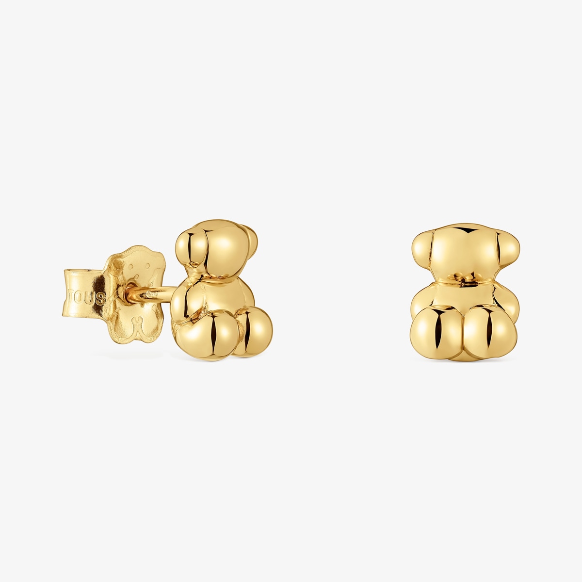 Tous - Pendientes De Oro Oso Bold Bear - Dorado