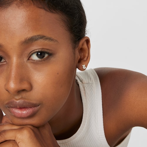 Pack de pendientes de plata oso Bold Bear