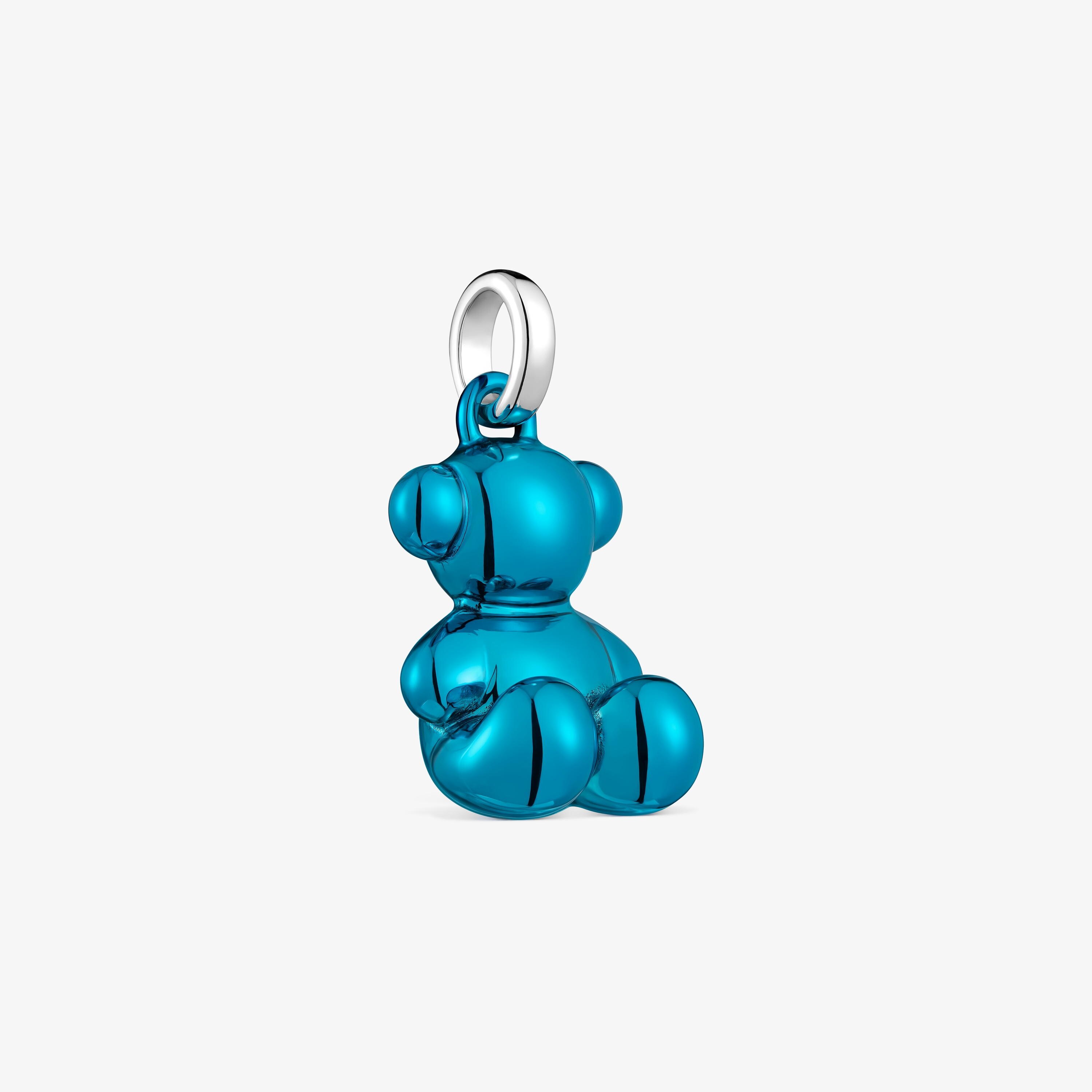 Bold Bear blue steel bear Pendant