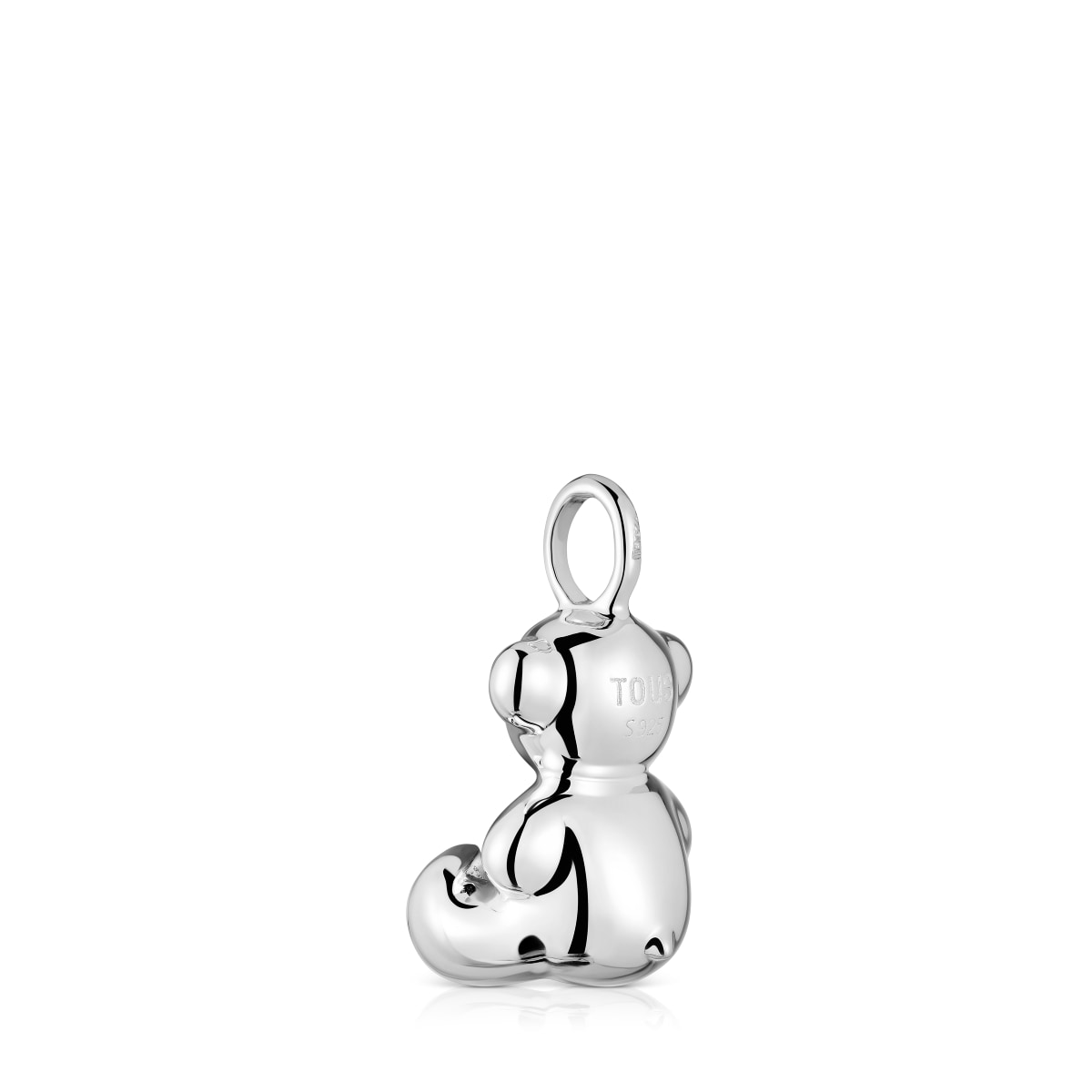 Medium bear Pendant in silver and pearl Bold Bear image number 2