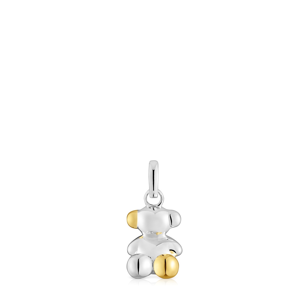 Small two-tone Bold Bear Pendant
