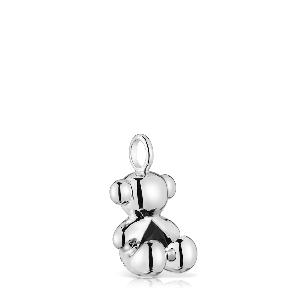 Colgante oso mediano de plata y ónix Bold Bear Colgante oso mediano de plata y ónix Bold Bear