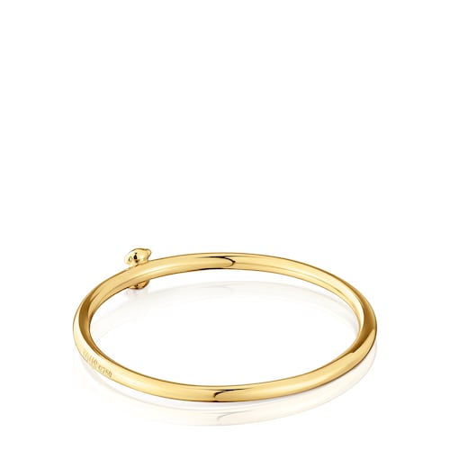 Gold and bear charm Ring Bold Bear