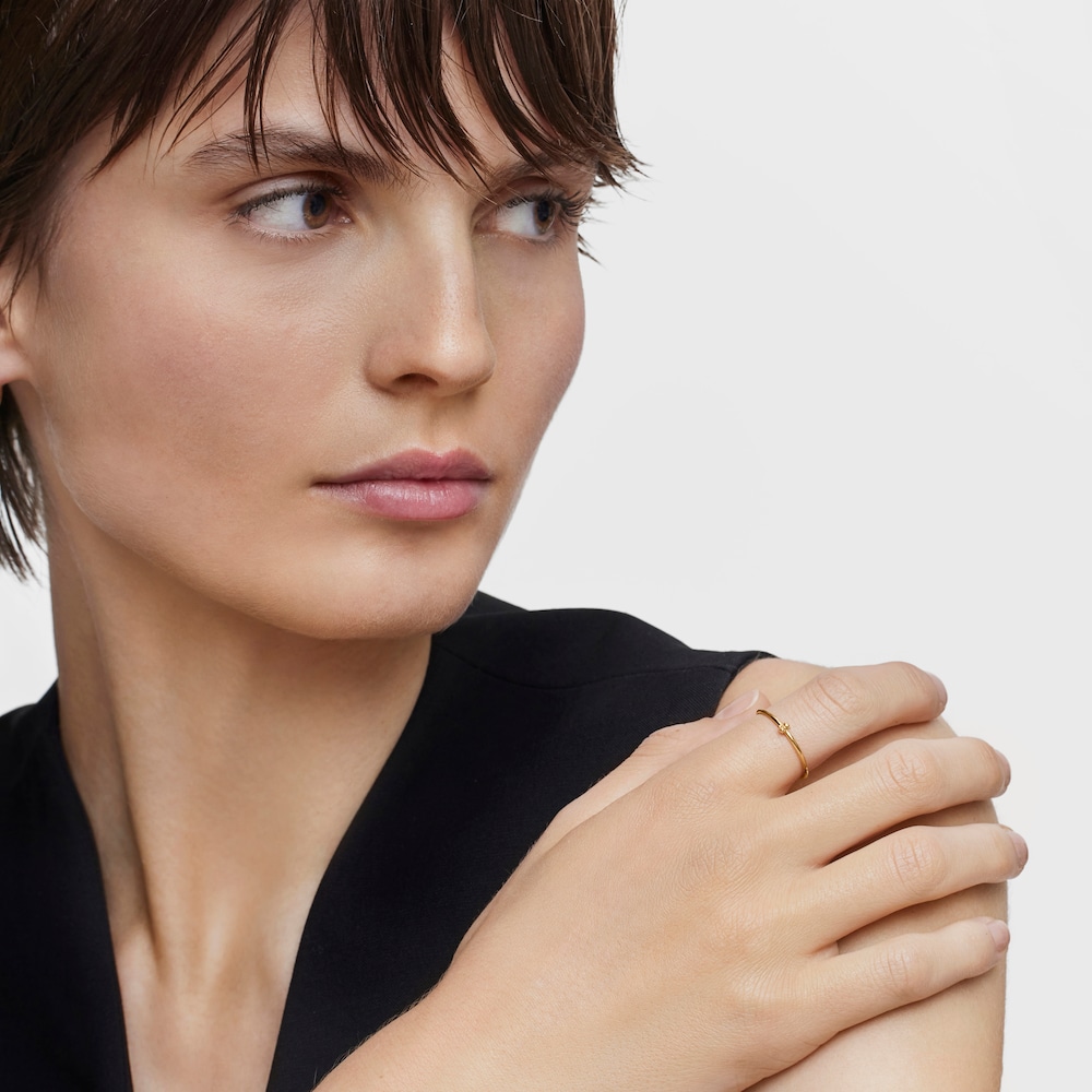 Wykonany ze złota pierścionek Bold Bear z charmsem w kształcie misia