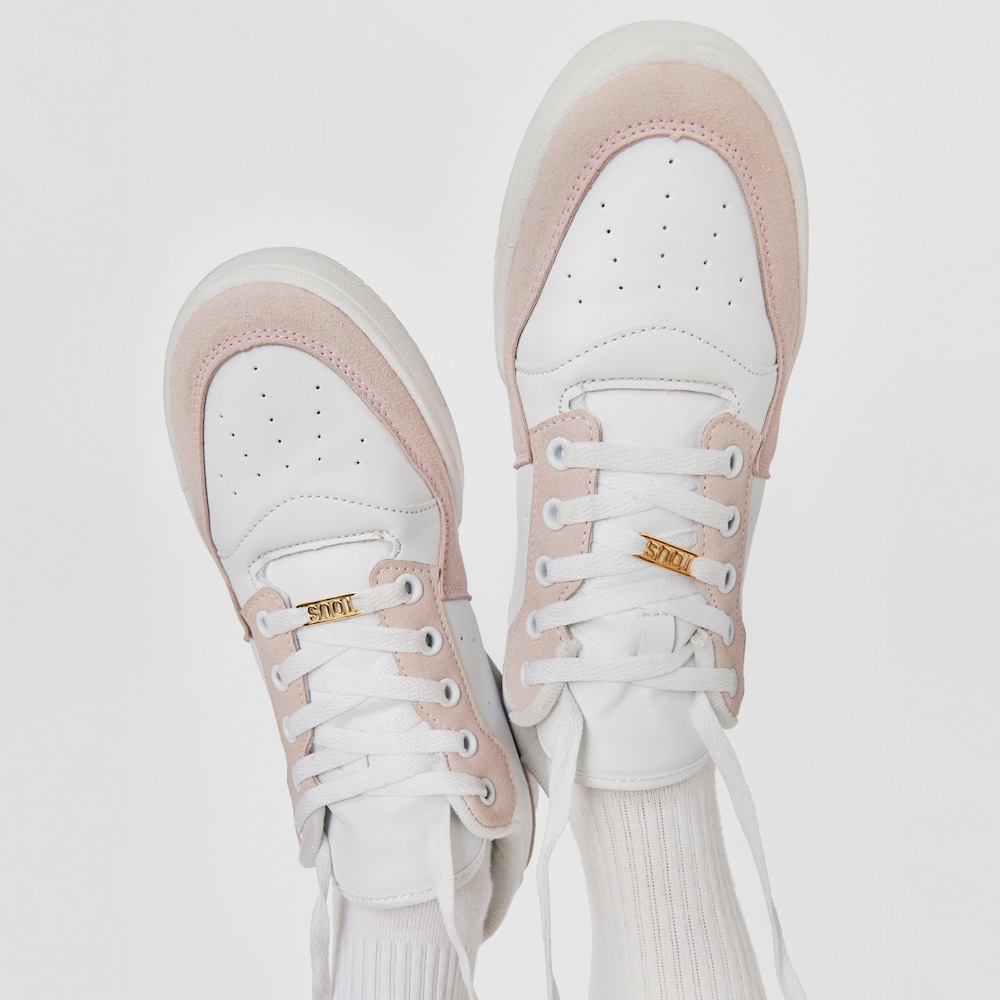 Set of two silver vermeil TOUS Steps Sneaker pins