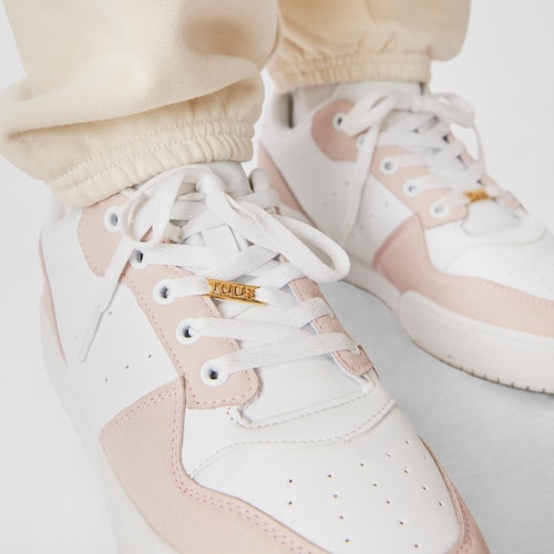 Pack de dos pasadores para zapatillas con baño de oro 18 kt sobre plata TOUS Steps