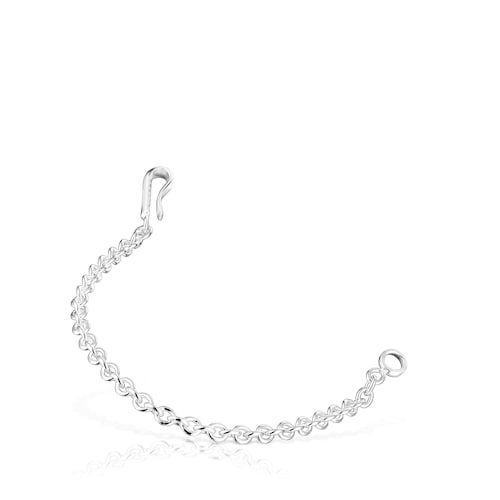 Set of two silver and silver vermeil TOUS Steps Charms with silver chain