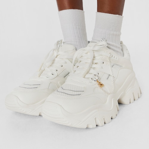 Set of two silver and silver vermeil TOUS Steps Charms with silver chain