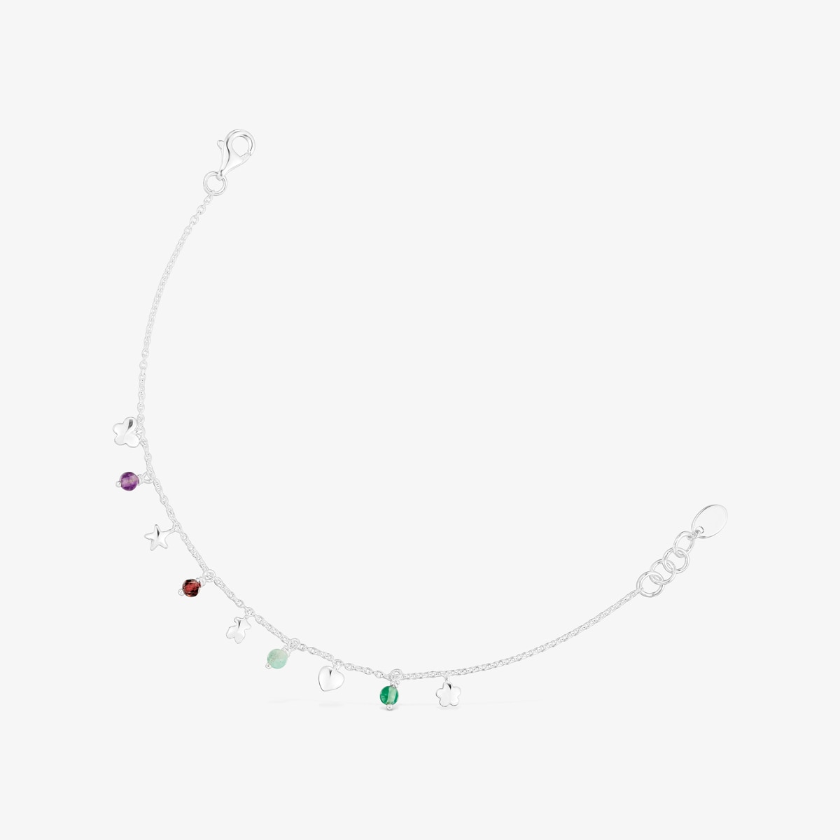 Tous - Pulsera De Plata Y Gemas Motivos Bold Motif - Multi