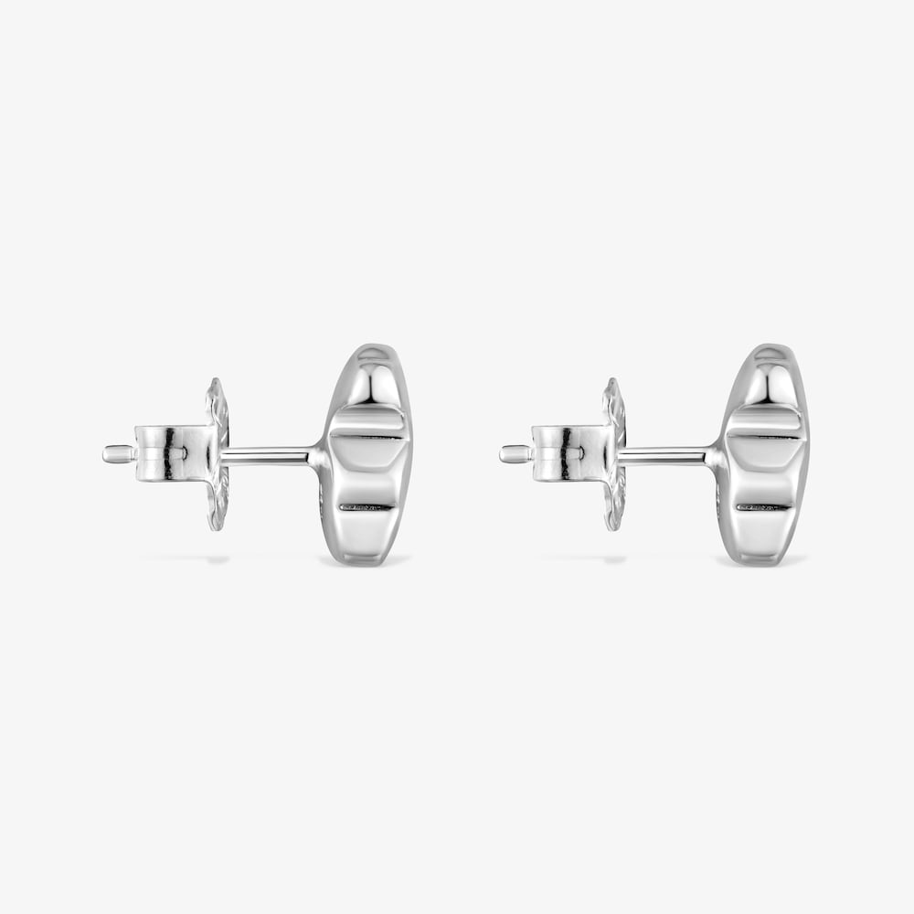 Pendientes de plata oso Bold Motif