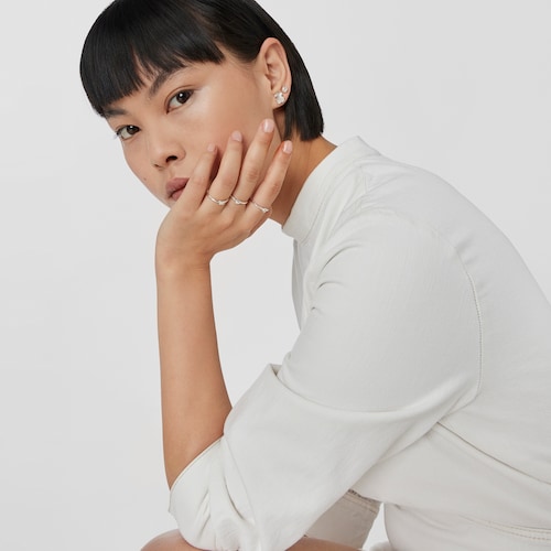 Orecchini Bold Motif in argento motivo orsetto