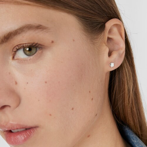 Pack de tres aretes de plata motivos Bold Motif