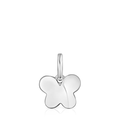 Silver Bold Motif butterfly Pendant
